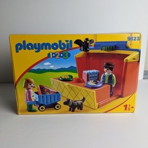 Playmobil 123 Take Along Market Stall Set 9123